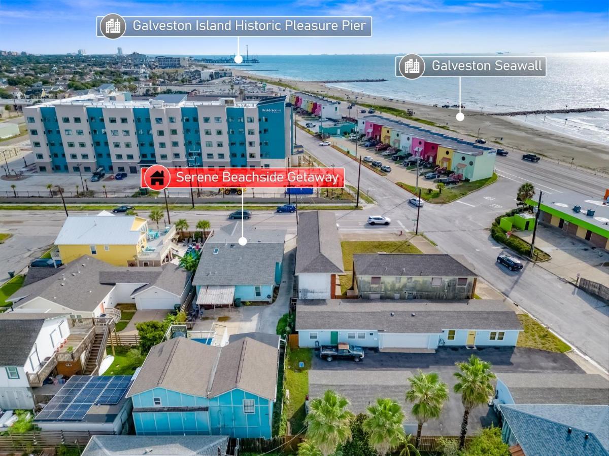 1 Min To Beach Ocean Breeze 3Br Fast Wifi Galveston Ngoại thất bức ảnh