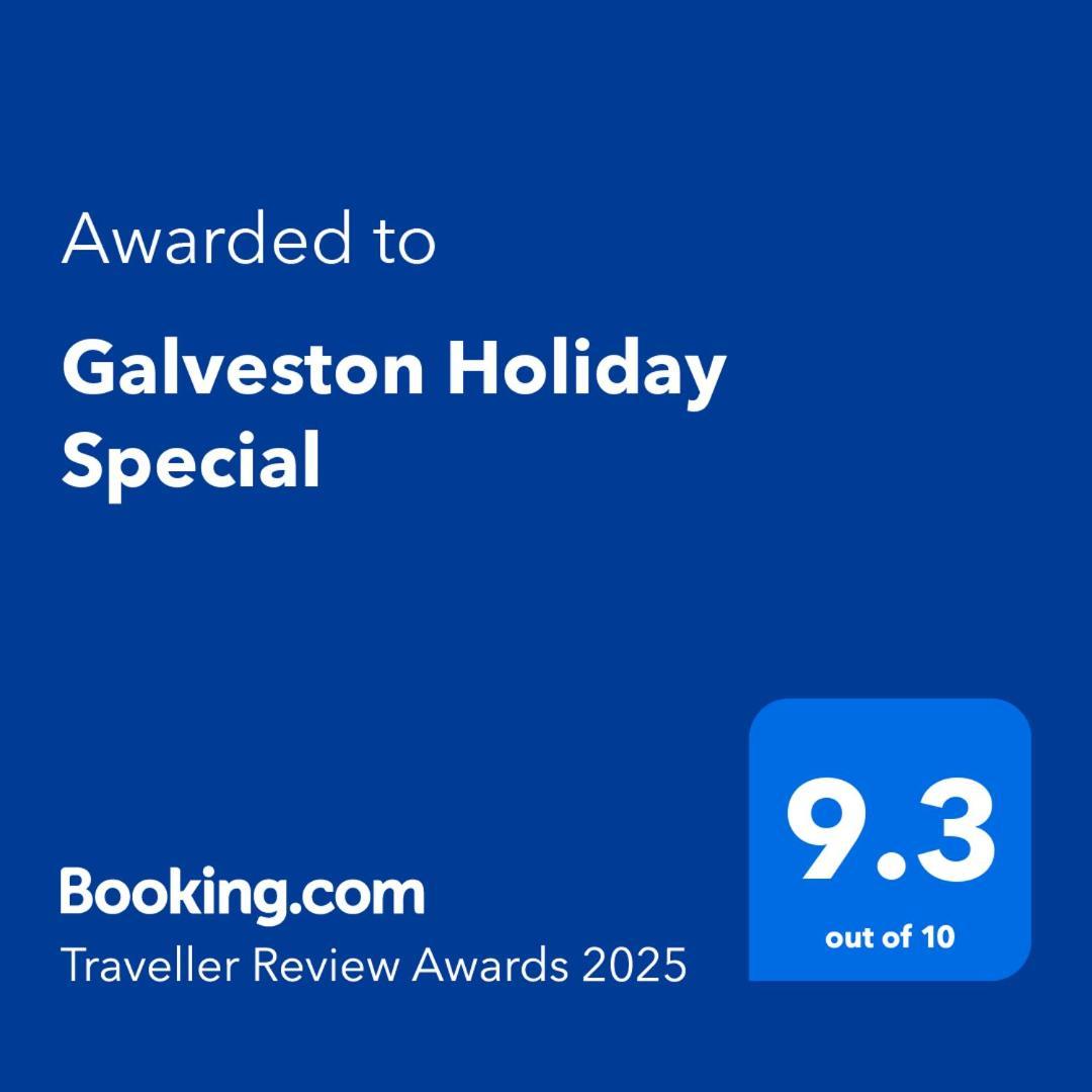 1 Min To Beach Ocean Breeze 3Br Fast Wifi Galveston Ngoại thất bức ảnh